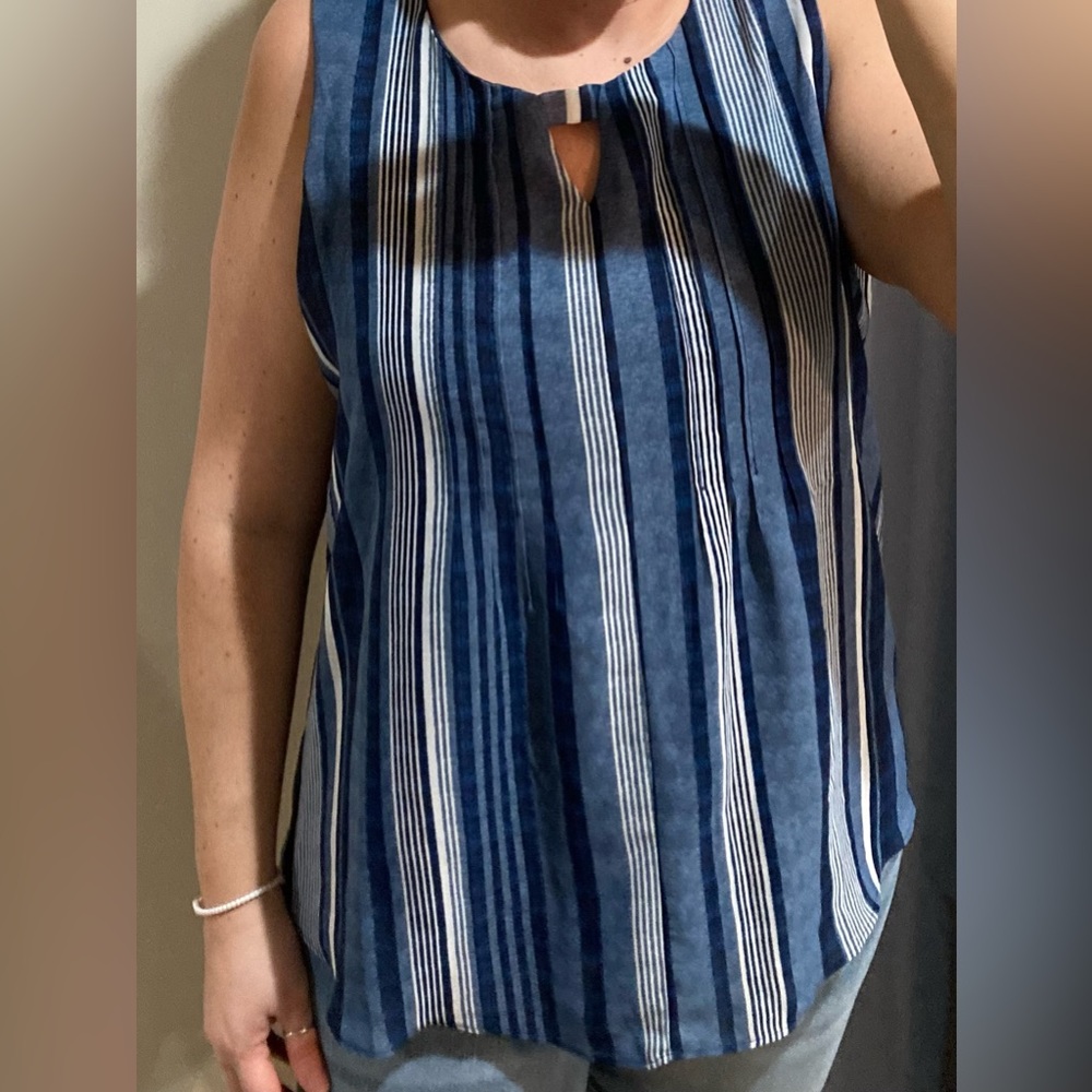 CJ Banks lined sleeveless top size X